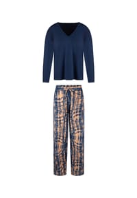 LINGADORE® - Set Nachtwäsche - Tie dye dark denim/apricot