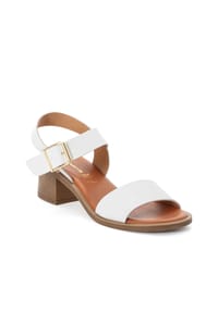 Tamaris - Sandaletten, Blockabsatz, für Damen - WHITE