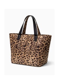 collezione alessandro® - Handtasche Big Leo XXL Handtasche im Leo-Look - braun