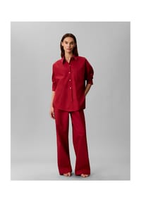 Calvin Klein - Schlafanzughose Cotton Poplin, Baumwolle, für Damen - 4I8  BLUE