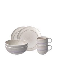 like. by Villeroy & Boch Fruehstuecks Set 6tlg. EC Perlemor Sand - Perlemor - beige