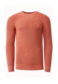 RUSTY NEAL® - Strickpullover im einfarbigen Design - Anthrazit