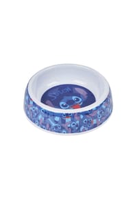 Disney - Stitch Hundenapf – Praktischer Doppelnapf für Hunde, leicht zu reinige - Blau 23x23x10 cm