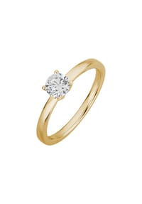 LYOMI - Ring 585/- Gold 1 Diamant Lab Grown 0,50ct. - gelb