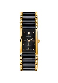 DUGENA QUADRA CERAMICA - Armbanduhr Quadra Ceramica - bicolor/weiß