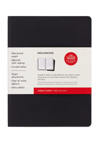 MOLESKINE® - Cahier "XL", liniert, Kartoneinband, 2er-Set - SCHWARZ/ROT
