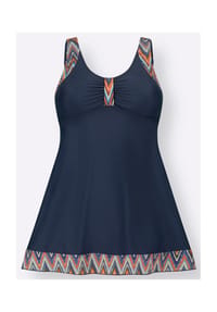 Witt - Tankini-Top - marine-bunt-bedruckt