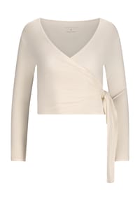 ENDURANCE ATHLECIA - Longsleeve Walyn mit integriertem Bindegürtel - 1207 Vaporous Gray