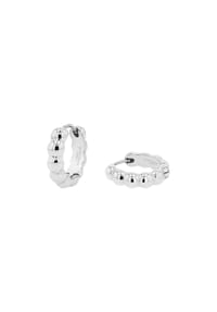 TOM TAILOR WOMEN - Damen Creolen, Edelstahl - SILBER