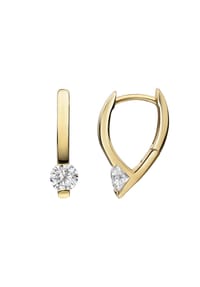 CELESTA® - Damen Creolen, 375er Gelbgold - GELBGOLD