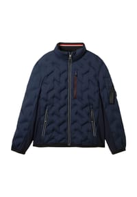 TOM TAILOR - Steppjacke, Stehkragen, für Herren - 29999 BLACK