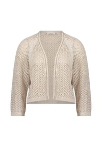 CARTOON - Strick-Cardigan mit Glanzeffekt - Safari Beige