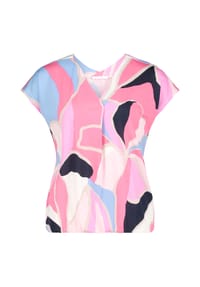 BETTY & CO - Casual-Shirt mit Gummizug - Rosé/Pink