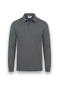 Vercate - Poloshirt, Slim Fit, Langarm, für Herren - Blau