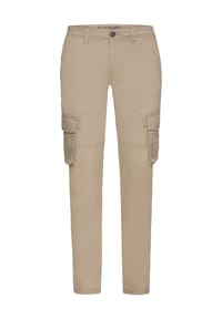DUNMORE - Paloma Cargohose, Pattentaschen, Straight Fit, für Herren - 0210 BEIGE