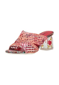 LAURA VITA® - Textil Pantoletten - Rot