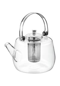 GEFU® Teekanne - INFUSA - TRANSPARENT / SILBER