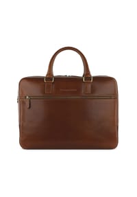 bugatti Remo - Aktentasche REMO Echt Leder - cognac