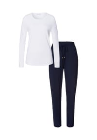 HANRO - Schlafanzug Sleep & Lounge - Dunkelblau