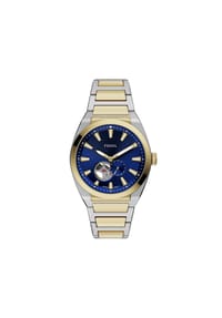 FOSSIL EVERETT - Fossil Herrenuhr Everett Automatikwerk Edelstahl Bicolor, ME3275 - Zweifarbig