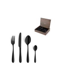 Amefa - 24-tlg. Besteckset - schwarz