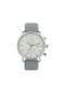 amor Quarzuhr für Damen und Herren, Unisex IP Silber | Apfelleder Bild 1
