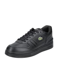 LACOSTE - Sneaker, Leder, Logo-Stickerei, für Herren - BLK/BLK - 02H SCHWARZ