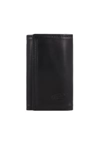 camel active WOOD - Schlüsseletui, Leder, RFID-Schutz, für Herren - BLACK