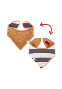 sigikid® - Wendehalstuch Winterbär ,  für Babys - braun
