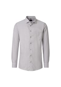 VENTI - Herren Businesshemd Langarm gestreift Modern Fit - Beige