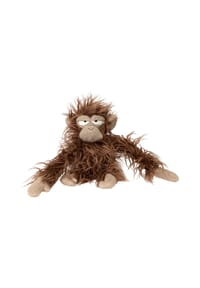 sigikid® - Kuscheltier Affe Chimp Jump BeastsTown ,  für Erwachsene und Kinder - mittelbraun/affe
