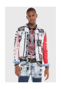 CIPO & BAXX® - Jacke mit vielen Details - ICEBLUE
