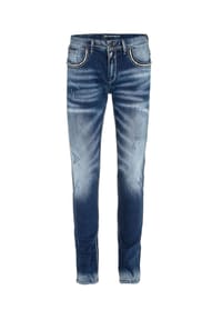 CIPO & BAXX® - Jeans im Worn Washed Look, CD-485 - Blau