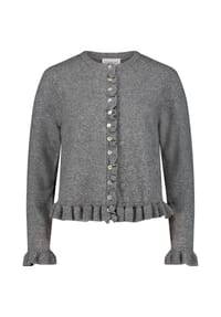 CARTOON - Cardigan mit Rüschen - Grau