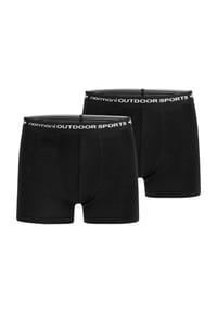 normani® - 2er Pack Herren Merino Boxershorts Unterhose - Anthrazit/Schwarz/Grau