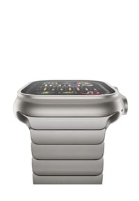 S&T DESIGN - Edelstahl Armband für Apple Watch 42–49mm - Silber Grau