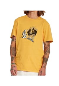 VOLCOM - T-Shirt Burnher - gelb