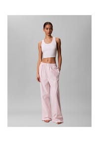 Calvin Klein - Schlafanzughose Cotton Poplin, Baumwolle, für Damen - UJS  AURORA STRIPE