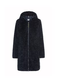 camel active - Teddy Mantel mit Kapuze - Cashmere