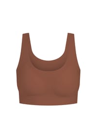 SMILODOX - Bralette mit Cups Nysa - Braun