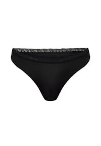 MANGUUN - Tanga Nora, Spitze, für Damen - 0  BLACK