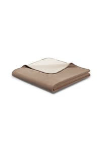 Biederlack® - Wohndecke - Doubleface Zierstich, Baumwollmischung - Anthrazit