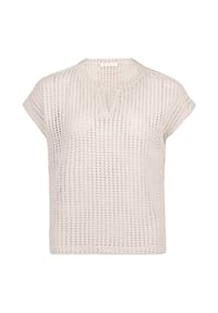 BETTY & CO - T-Shirt, Split-Neck, für Damen - 1098 SOFT NATURE