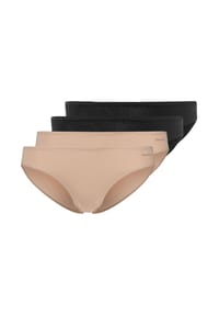 SKINY® - Damen Rio-Slips, 4er Pack - Advantage Cotton Stretch, Bikini Briefs, Baumwoll-Stretch - Schwarz
