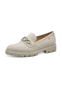 s.Oliver - Lederimitat Slipper - Cream