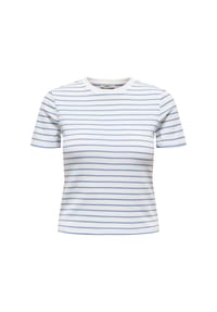 ONLY® - Damen T-Shirt - ONLLUPE STRIPE TEE, Kurzarm, Rundhals, Slim Fit, Streifen - 186579001  PORT RO