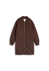 DENIM TOM TAILOR - Steppmantel, Stehkragen, für Damen - 40514 DARK BROWN