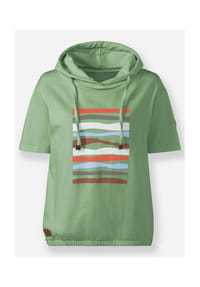 Witt - Kapuzensweatshirt - apricot-ecru-bedruckt