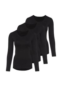 -con-ta- - Thermo-Unterhemd / Shirt 3er Pack Basic - Burgund