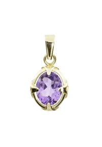 OSTSEE-SCHMUCK® - Anhänger , Winola 9x7 , Gold 333/000 - gold